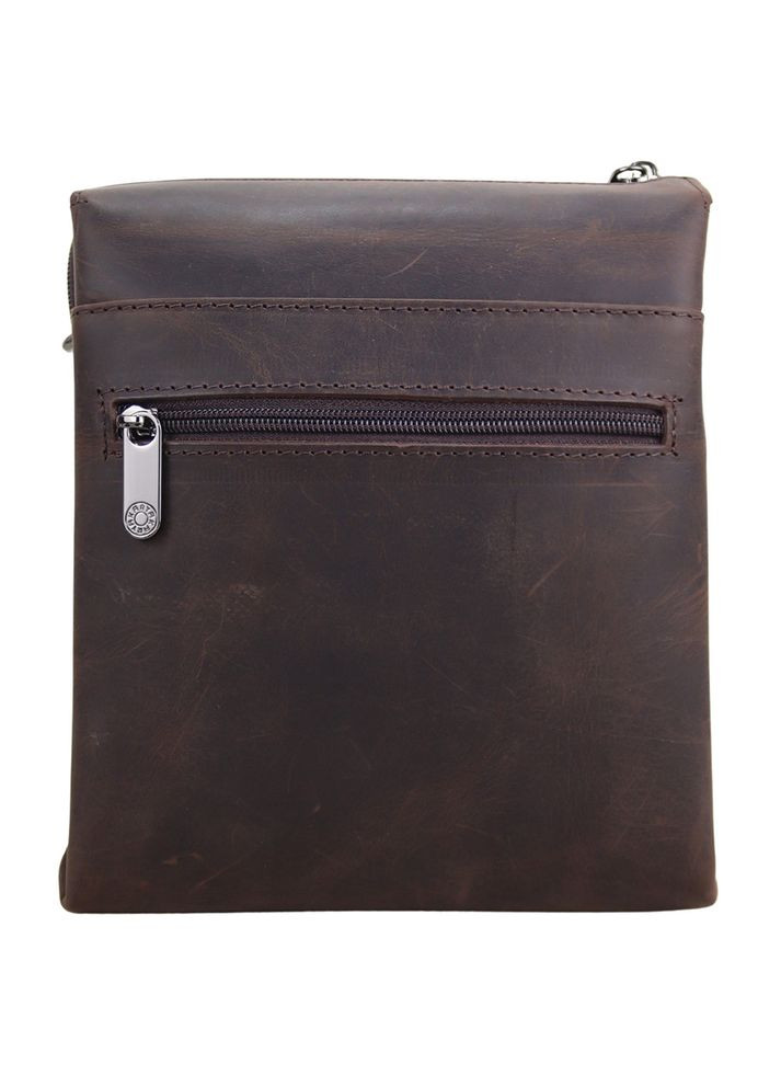 Сумка барсетка мужская из натуральной кожи винтажная темно-коричневая (Д/Ш/В) 19/8/23(см) Karya (362732730)