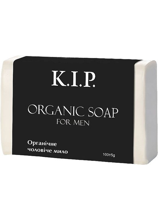 Органічне чоловіче мило "Парфумоване" Organic Soap For Men 100g (1314815-2498729) K.I.P. (368634782)