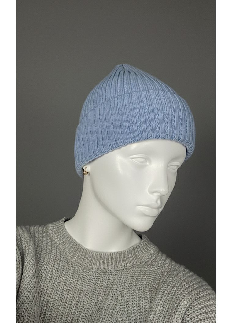 Блакитна шапка Еллоу вкорочений варіант Talvi (363186442)