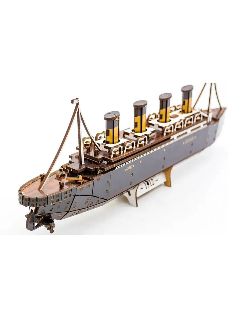 Конструктор деревянный Титаник 269 деталей в ассортименте Арт-26912 PuzzleOK Дер9126 (370651472)