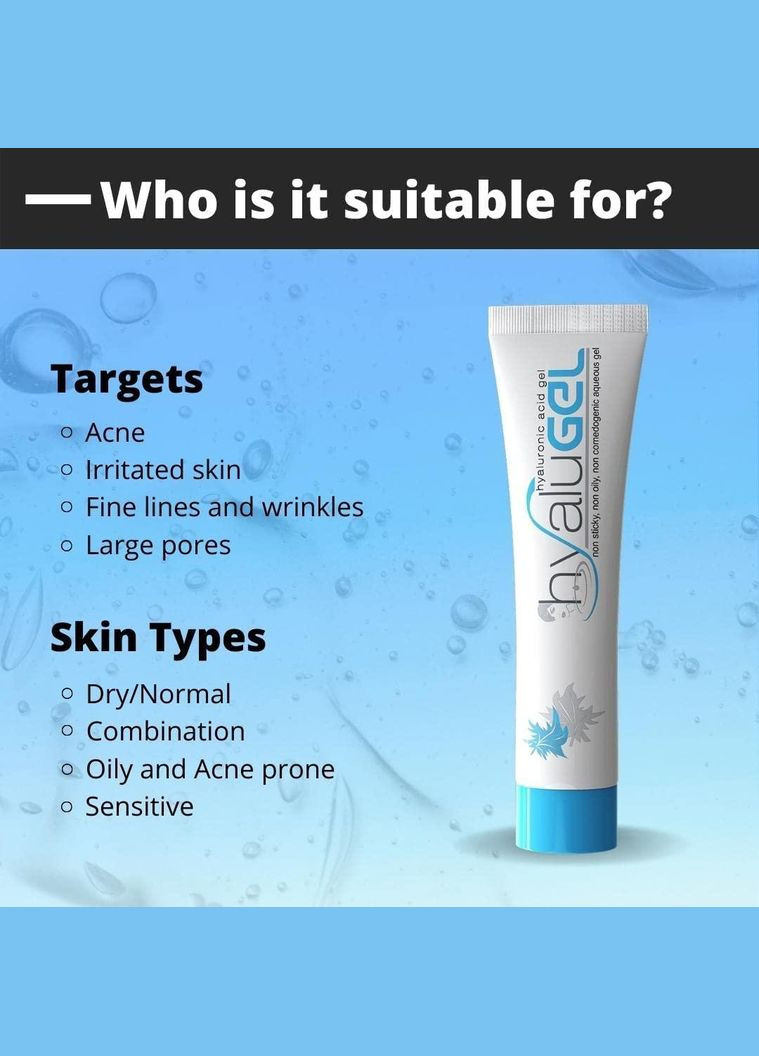 Atak Крем гель для обличчя з гіалуроновою кислотою Hyalugel, 30 г Хуалугель — Крем, (337176505)