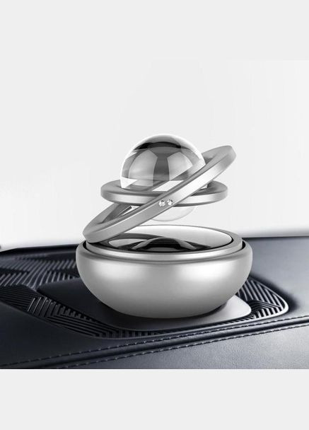 Освіжувач повітря в автомобіль Левітуючі кільця Галактика від сонячного світла MIQIKO + 1 змінних картриджів Сірий (HY050970) No Brand (330778729)