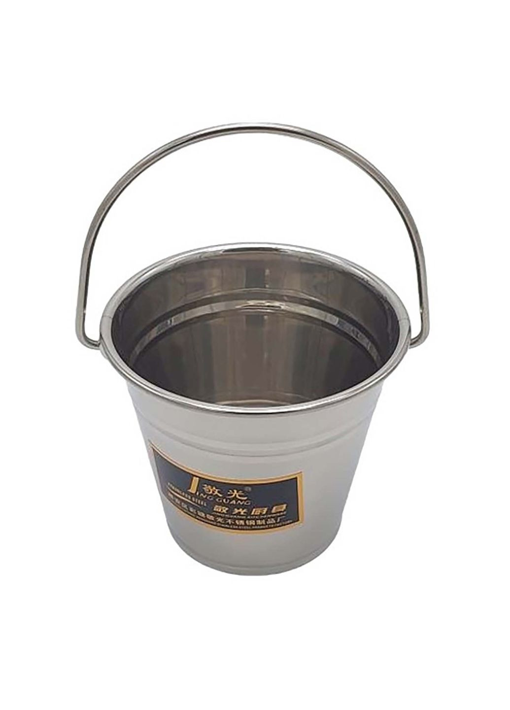 Відро для льоду та пляшок з нержавіючої сталі для охолодження вина та шампанського D 13 см H 10 cm 800 мл Kitchen Master (338656757)