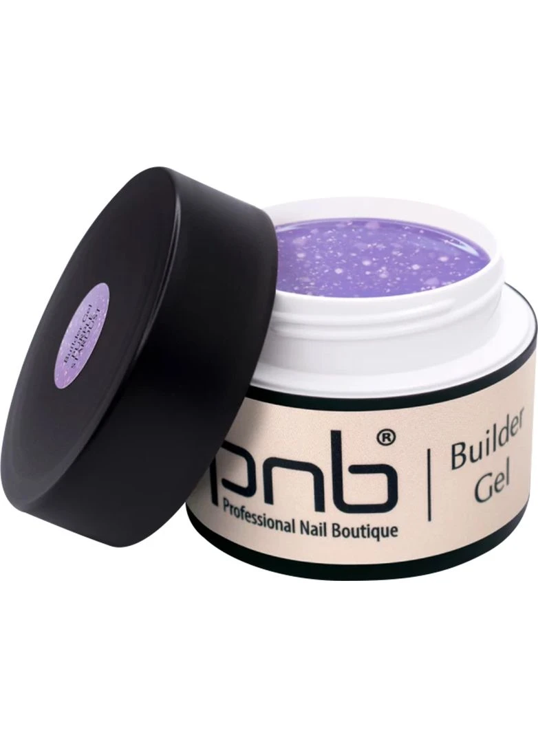 Гель моделювальний Пурпуровий зоряний пил Builder Gel Purple Stardust, 50 мл PNB (352176878)