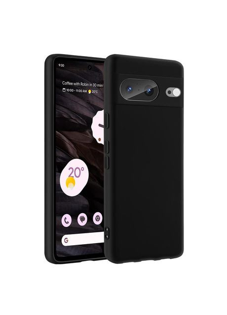 Силиконовый чехол для Google Pixel 8 микрофибра Viseaon (322211955)