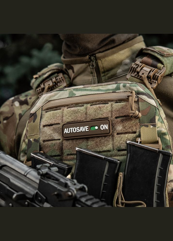 Нашивка Autosave PVC Coyote M-TAC (315047815)