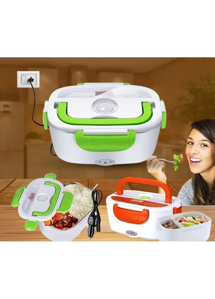 Ланчбокс с подогревом 220V, Electric lunch box, ланч-бокс Зеленый Digital (395316967)