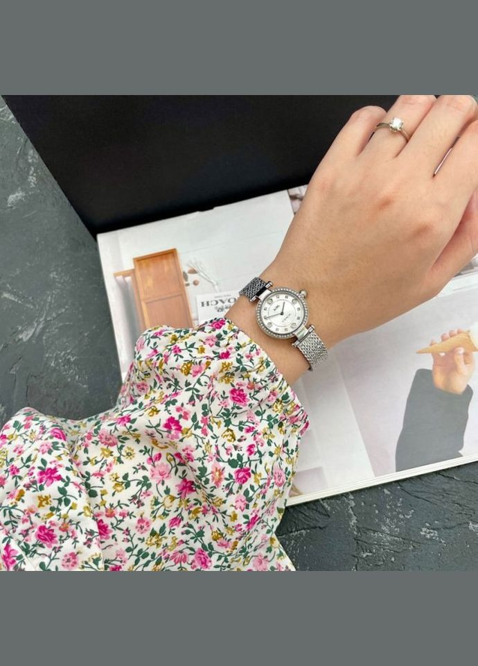 Часы Coach Cary Women's Silver White Dial Stainless Steel Watch - 14504011 (308852809)