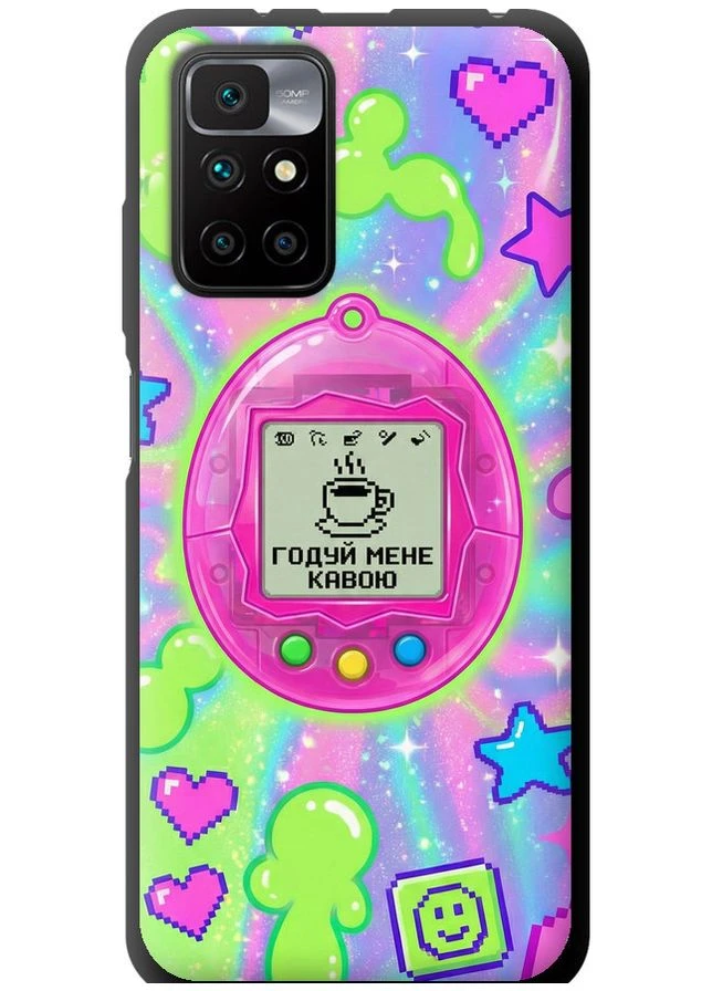 TPU чохол 'Y2K Aesthetic Retro Pet: Годуй мене кавою' для Endorphone Xiaomi Redmi 10 (381518921)