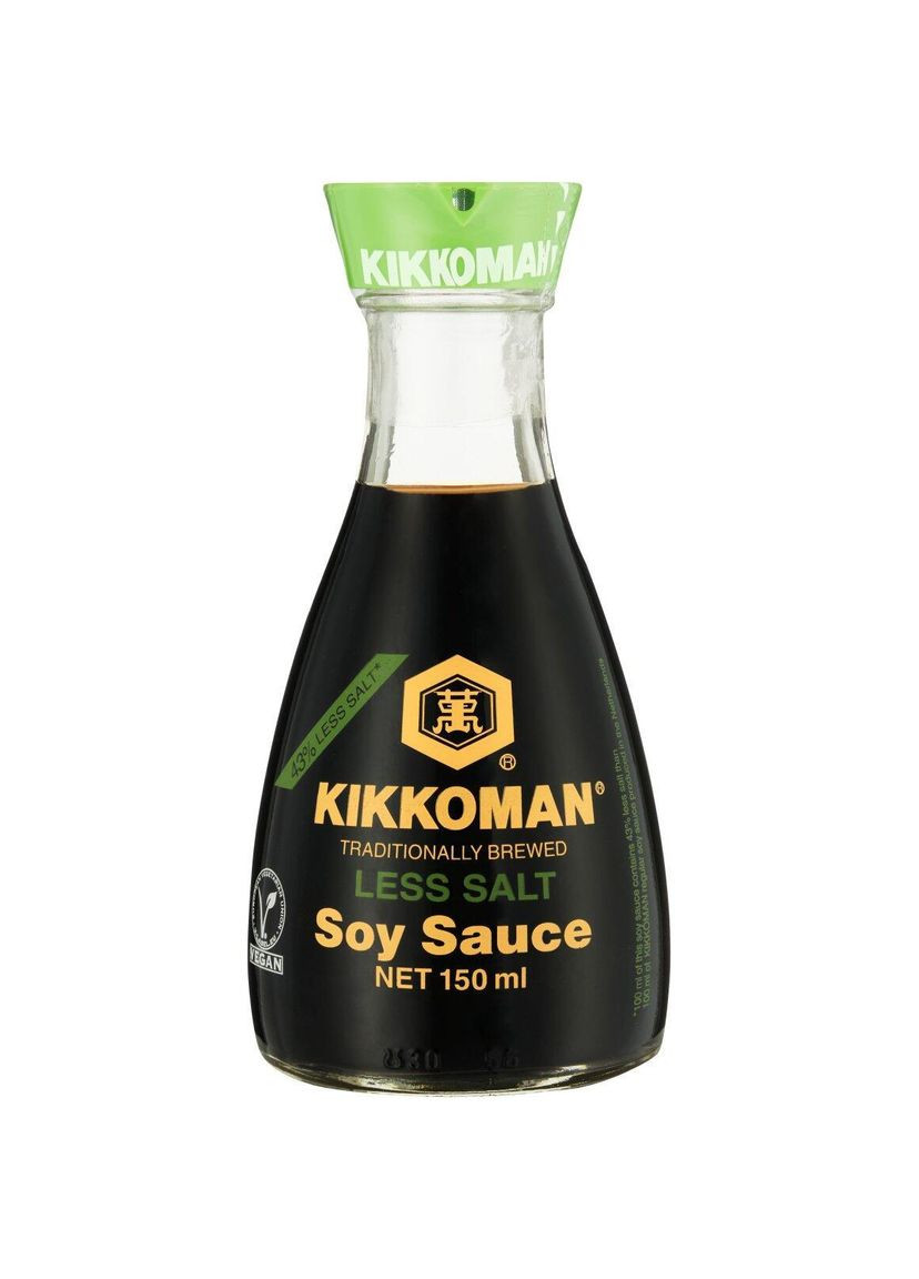 Соус соєвий Less Salt Soy Sause 150 мл Kikkoman (362947710)