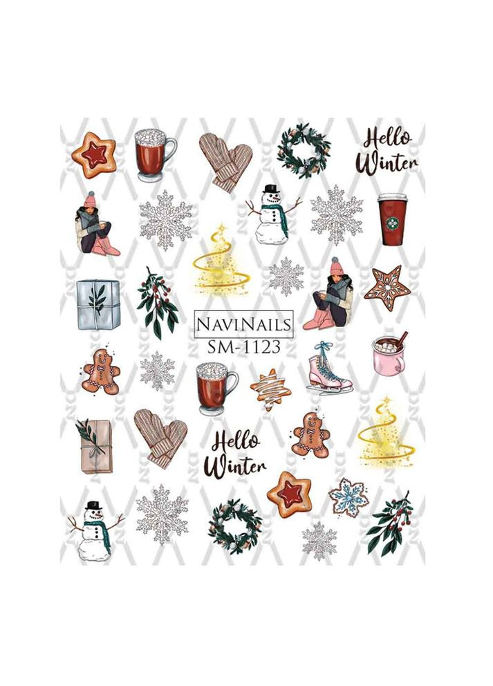 Наклейка для нігтів SM 1123 NaviNails (357212345)