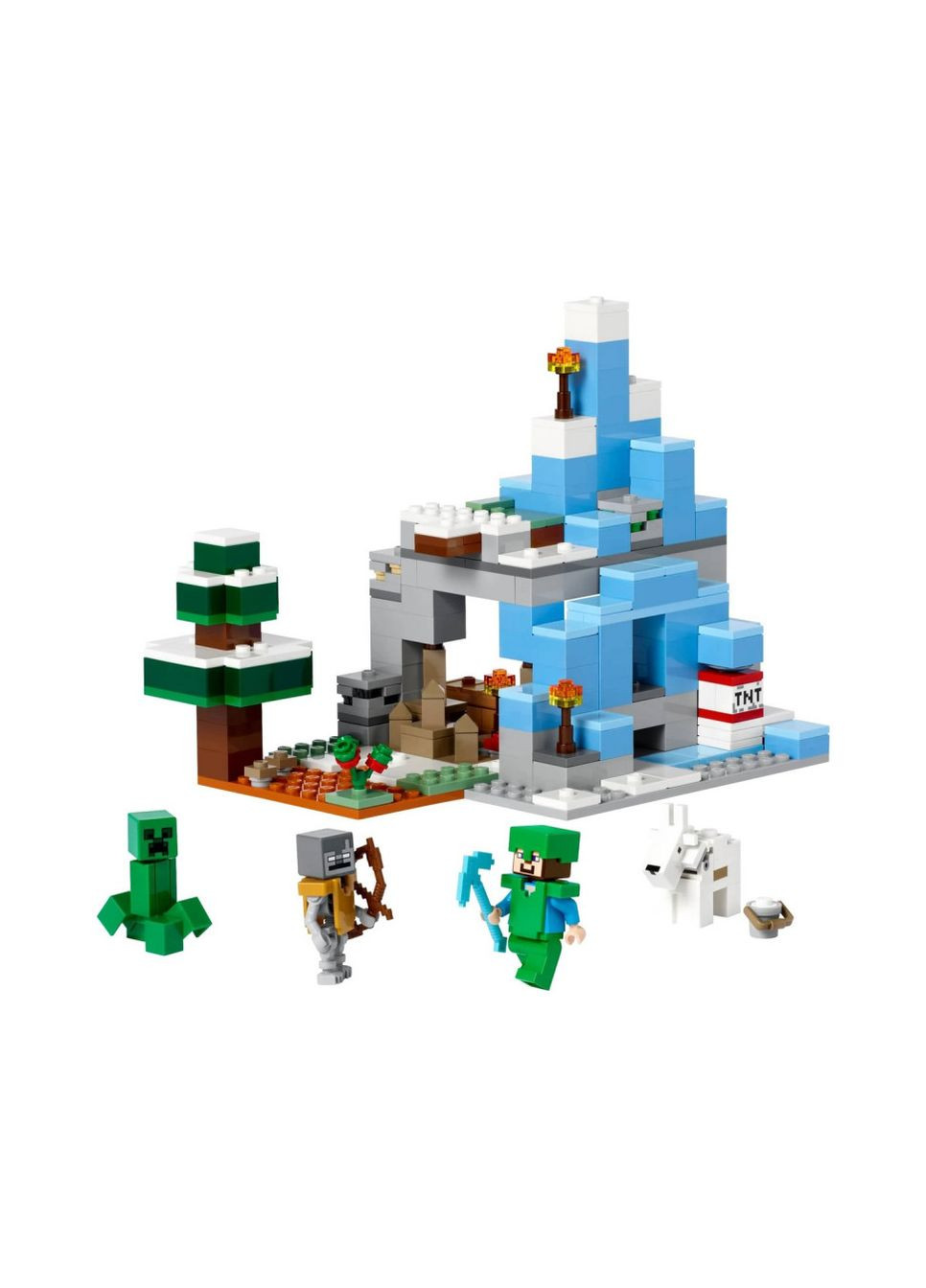 Конструктор Minecraft Замерзшие верхушки 21243 Lego (316694082)