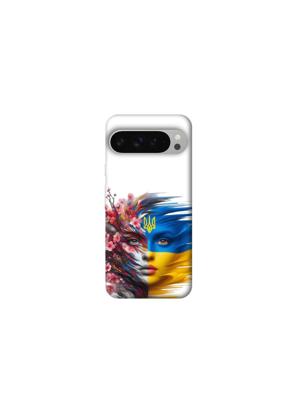 Чехол на Google Pixel 9 Pro XL Flowering Ukraine Frontalka (354192465)