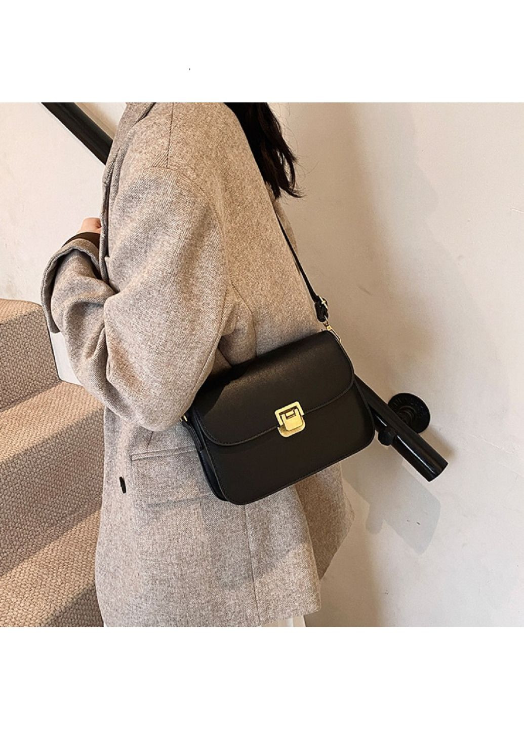 Женская сумка каркасная кроссбоди через плечо из экокожи с клапаном RoyalBag P1-2806 (331879746)