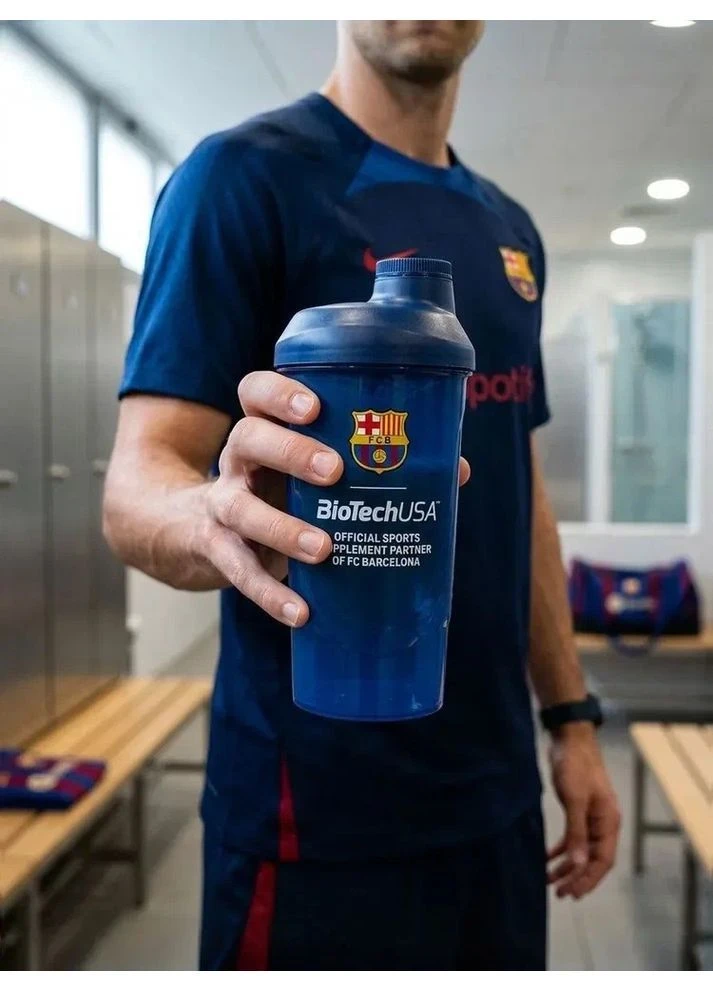 Шейкер Biotech Shaker FC Barcelona 600 мл, Blue Biotechusa (394663653)