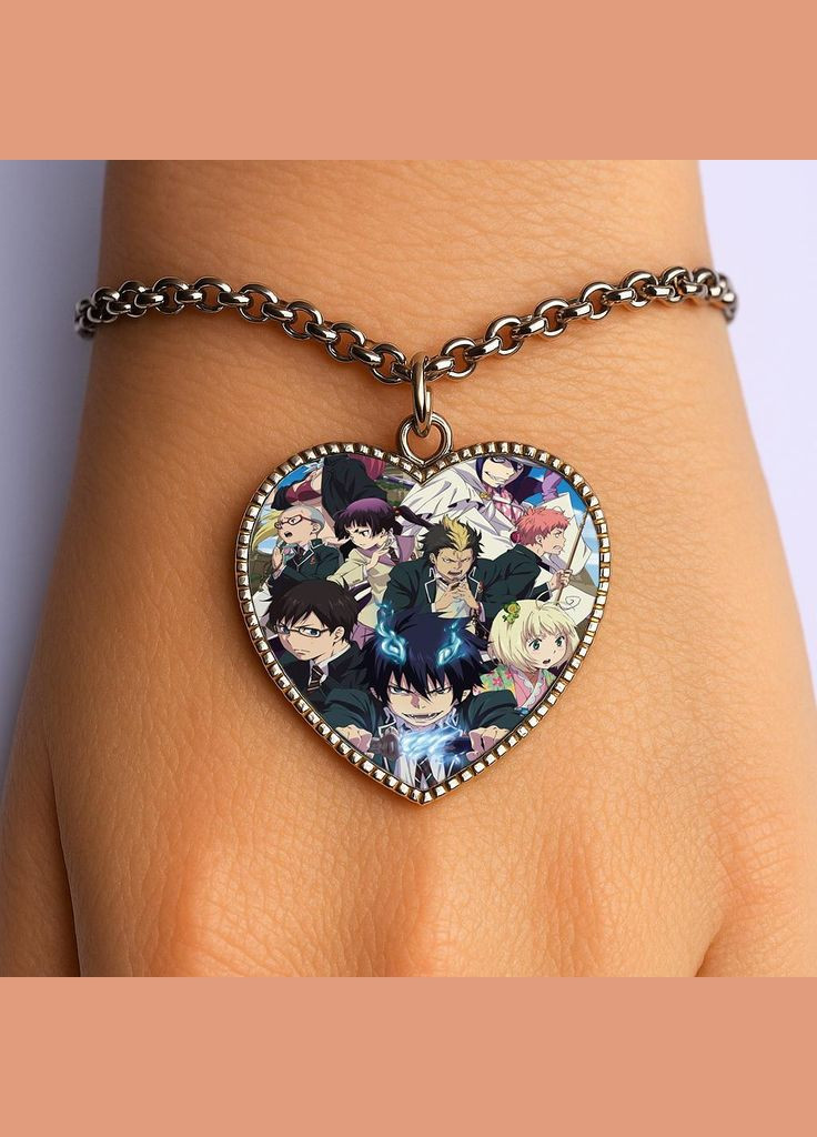 Браслет Аниме Синий экзорцист #002 (сердце) No Brand (329330574)