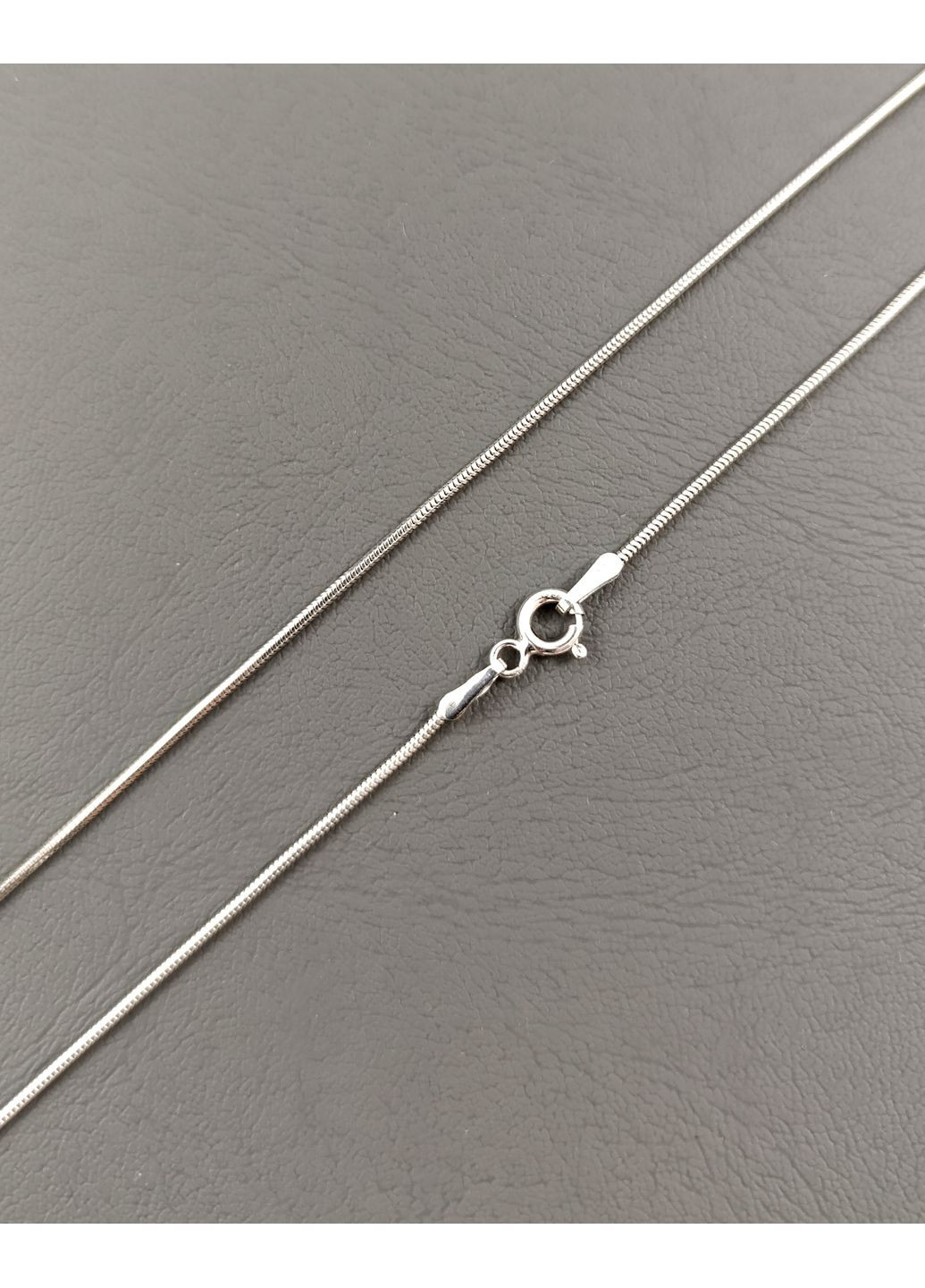 Серебряная цепочка женская "Снейк мягкая" 50 см ЦСНМ-50 Shatlen Ланцюжок (359472209)