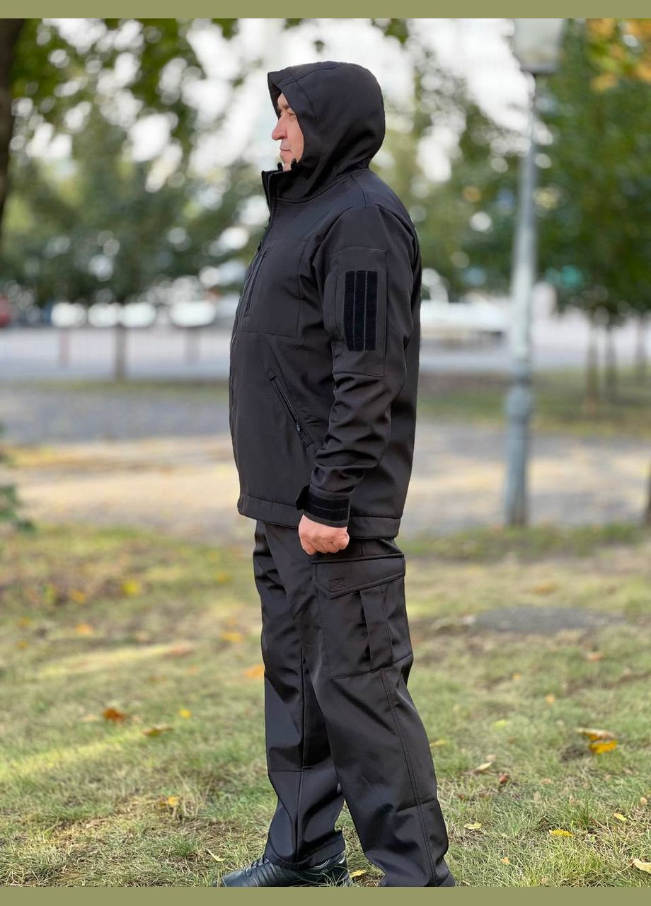 Куртка тактическая демисезонная черная 182/188 ProsPerous (324402377)