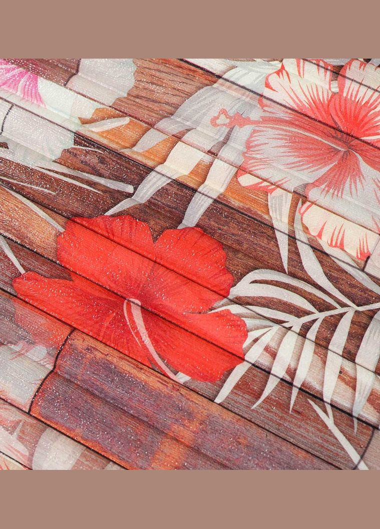 Самоклеющаяся декоративная 3D панель под бамбук лилия 700x700x8 мм Loft Expert (298473267)