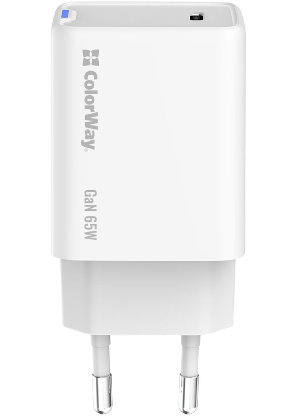 Зарядка 65W Type-C зарядний пристрій GaN блок живлення з підтримкою Power Delivery (PD 3.0), Quick Charge (QC 4.0+) Colorway GaN Mini (367984430)