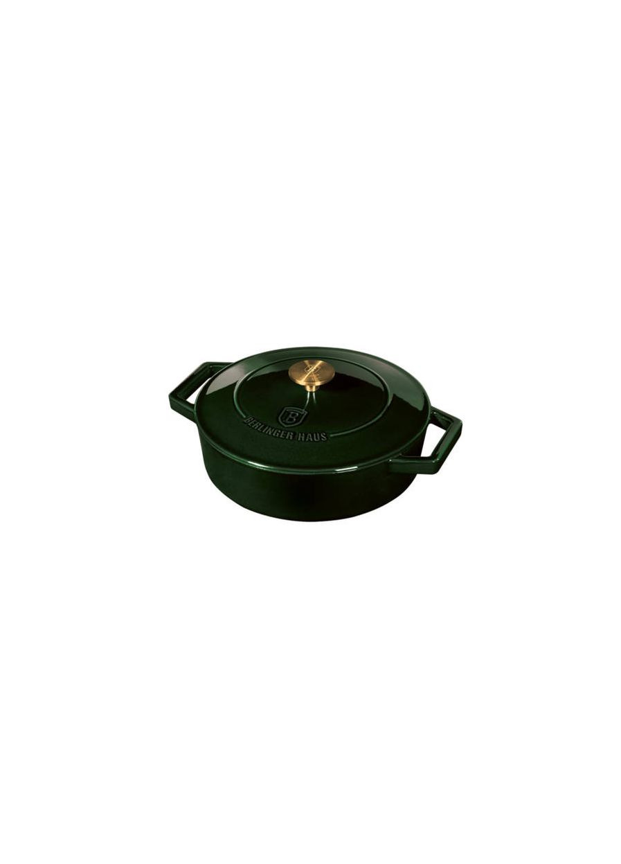 Сотейник з кришкою чавунний 2,57 л Emerald Collection BH6504 Berlinger Haus (273219725)