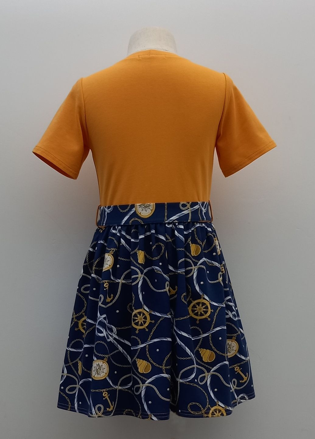 Синіти сукня трикотажна жовті якорі GEX (292313340)