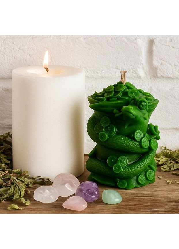 Форма для свічок - Змія з доларом No Brand (322347045)