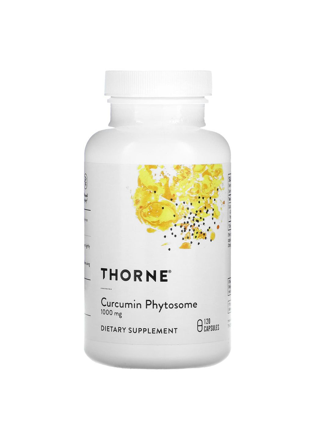 Куркумин, Curcumin Phytosome, Thorne, 120 капсул (500 мг на капсулу) Thorne Research (362372272)