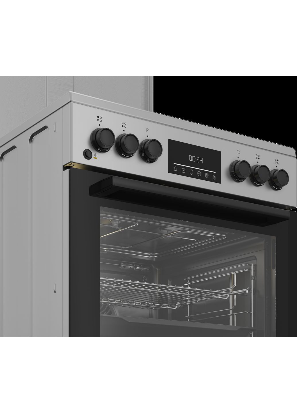 Электрическая плита комбинированная fbm62320sds BEKO