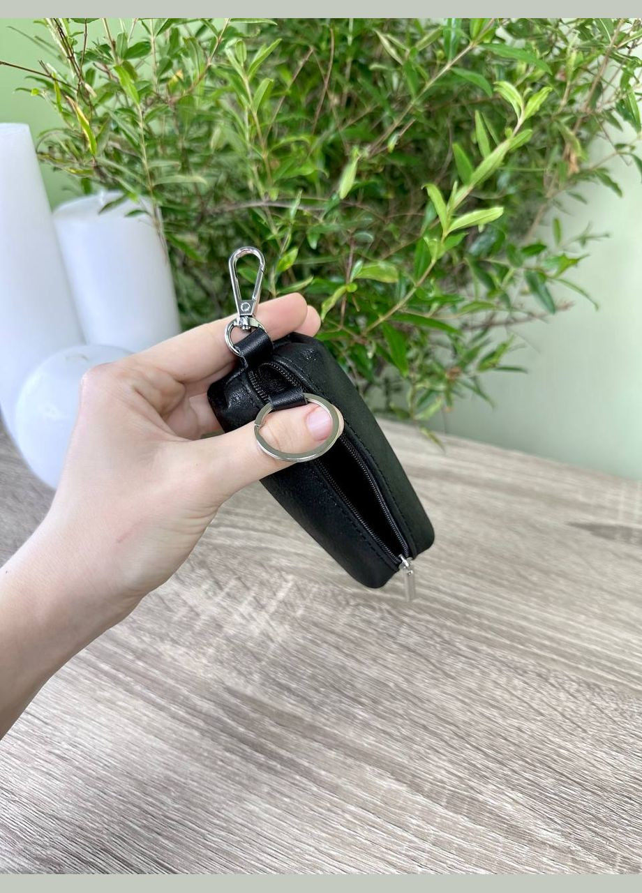 Ключниця шкіряна для звичайних ключів на блискавці з карабіном VI&VA (299383317)