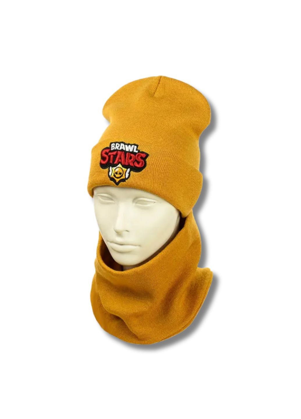 Дитячий комплект демісезонний шапка + снуд Бравл Старс / Brawl Stars No Brand Дитячій комплект (348418465)