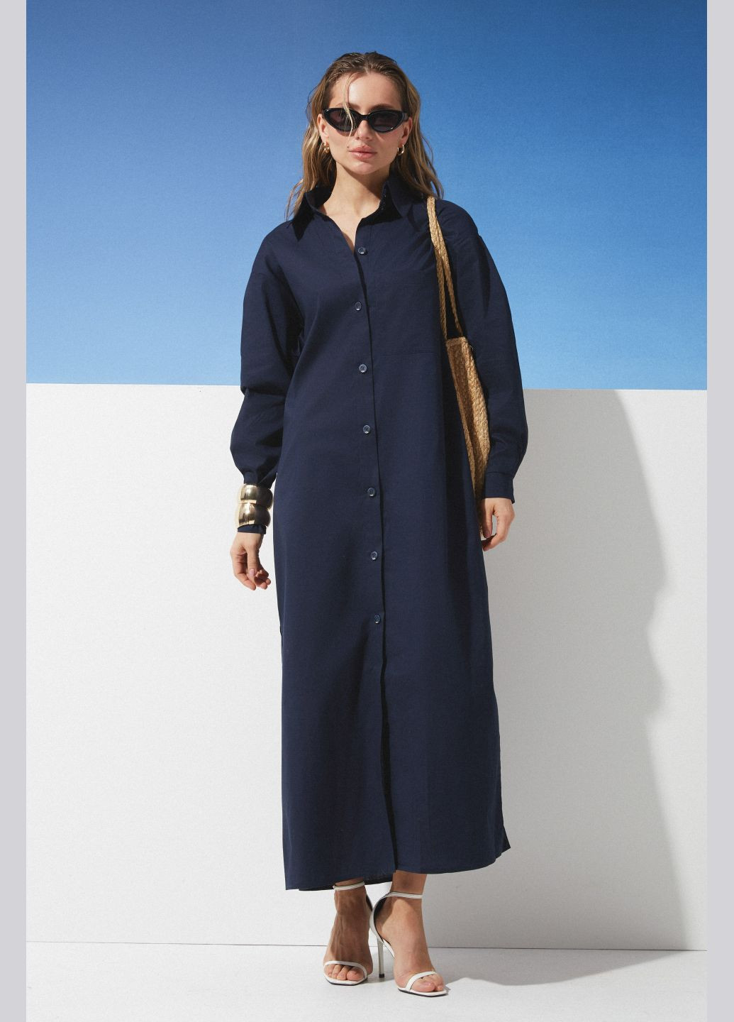 Синя повсякденний сукня ST-Seventeen однотонна