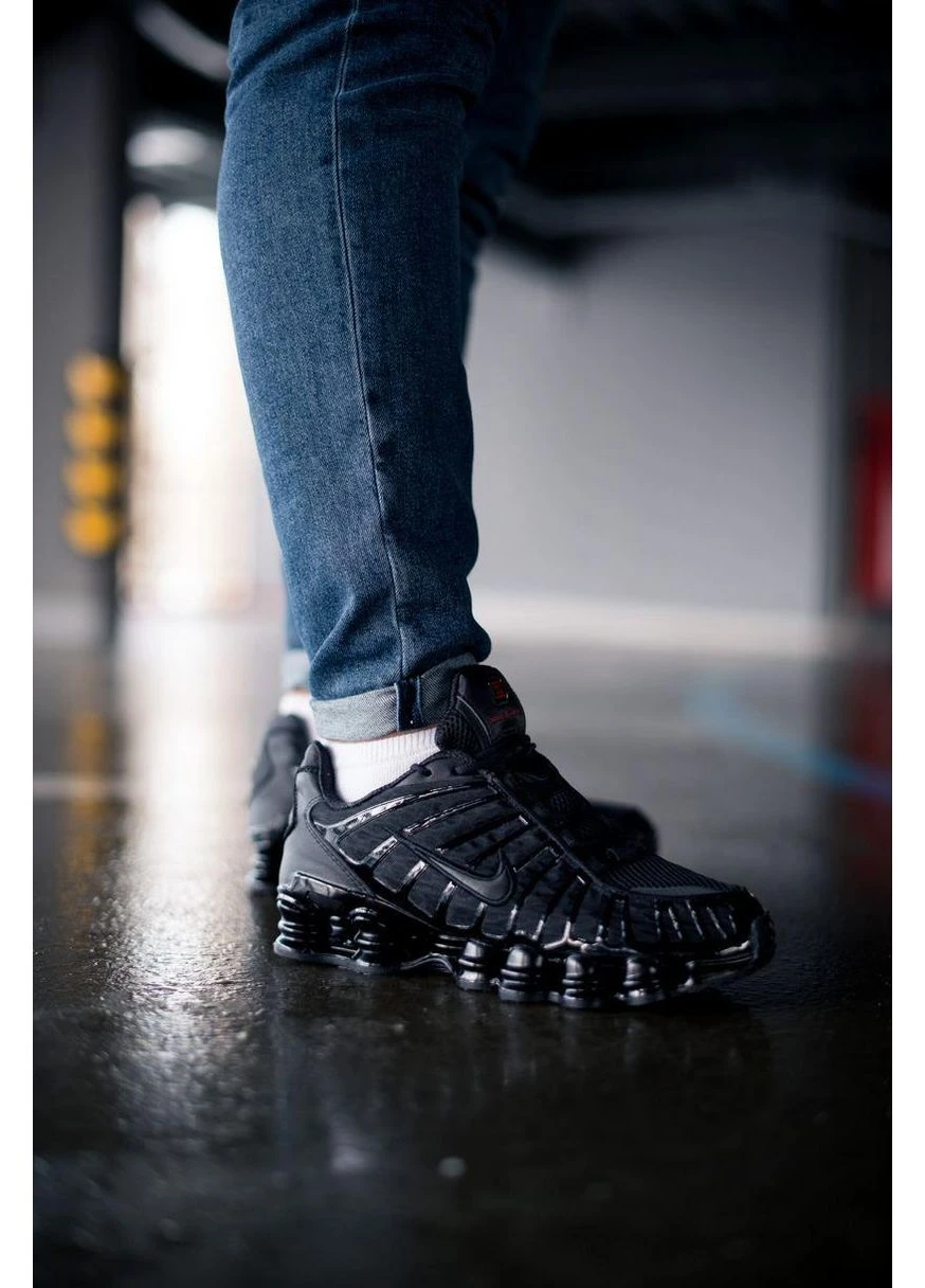Чорні літні кросівки nike shox tl black 1 найк шокс тл No Brand