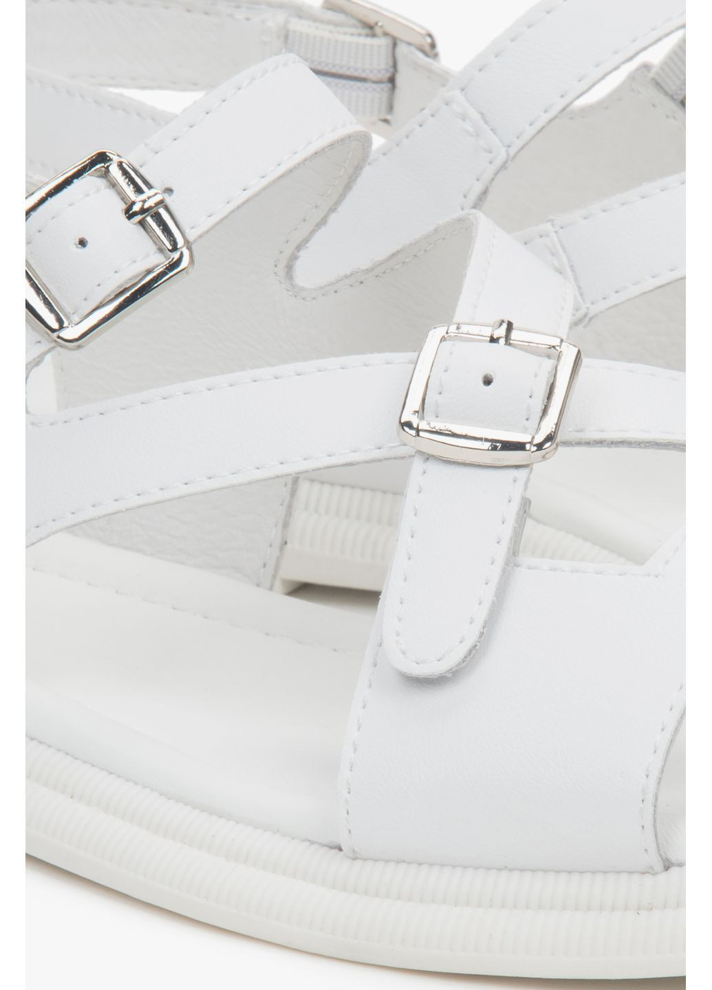 Сандалі, колір білий Estro (367185823)