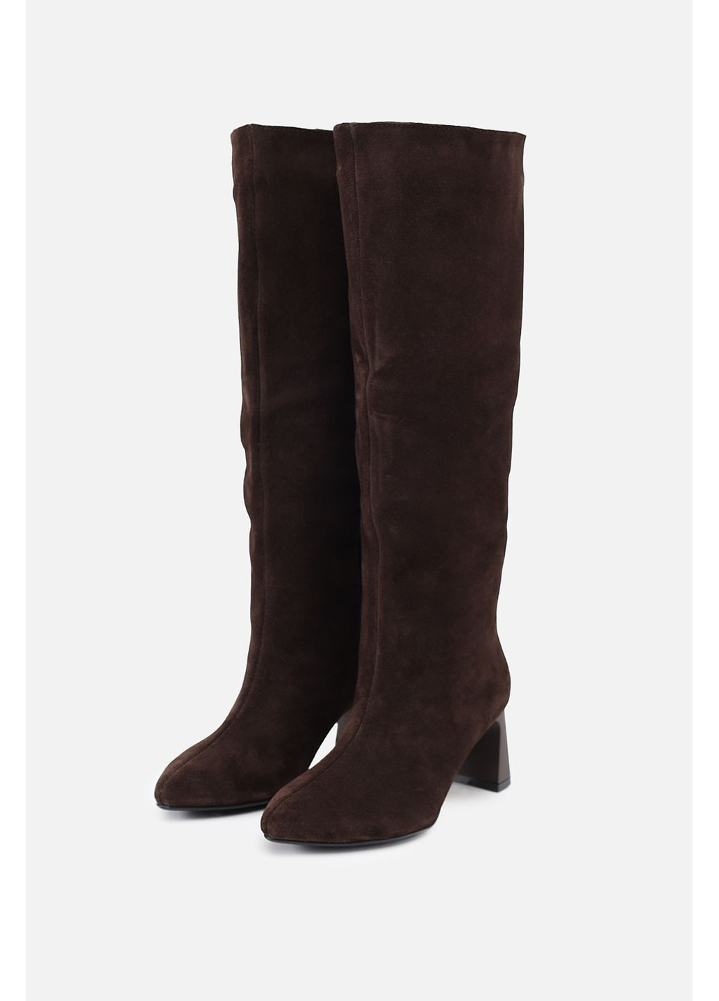 Осенние сапоги женские цвет шоколад цб-00281480 Yuki