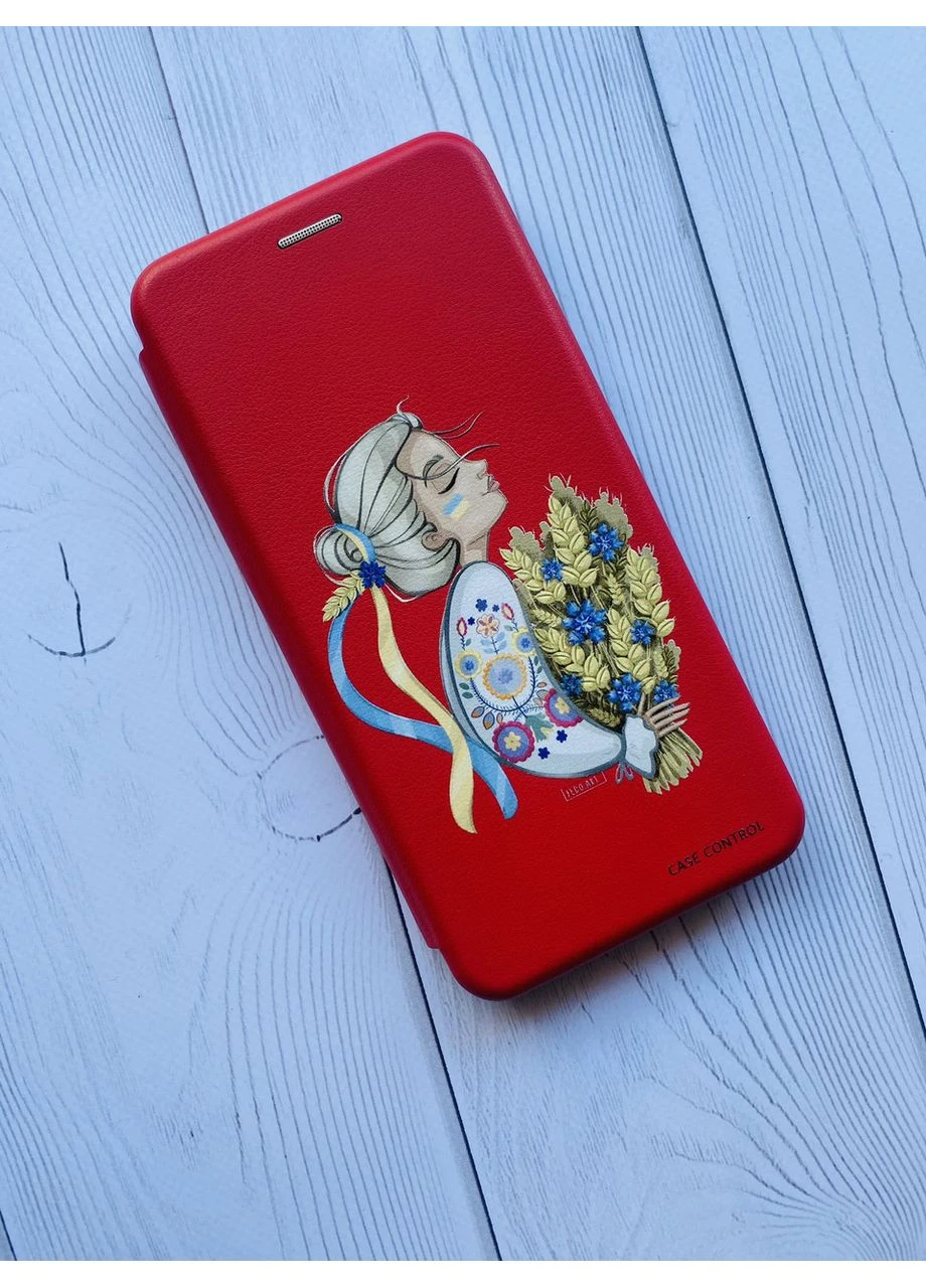Чохол-книжка з малюнком для Samsung Galaxy A03 (A035); Українка з колосками (принт 173) G-Case (359492917)