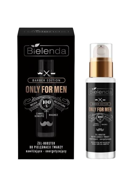 Bielenda Увлажняющий гель-бустер Only for Men Barber Edition, 30 мл — Крем, (342714886)