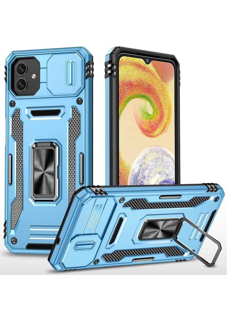 Ударопрочный чехол Square Ring c шторкой на камеру для Samsung Galaxy A05 Epik (307792038)