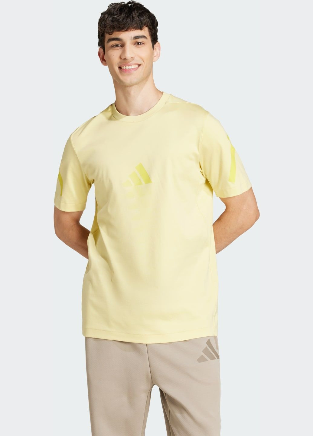 Жовта футболка z.n.e. adidas