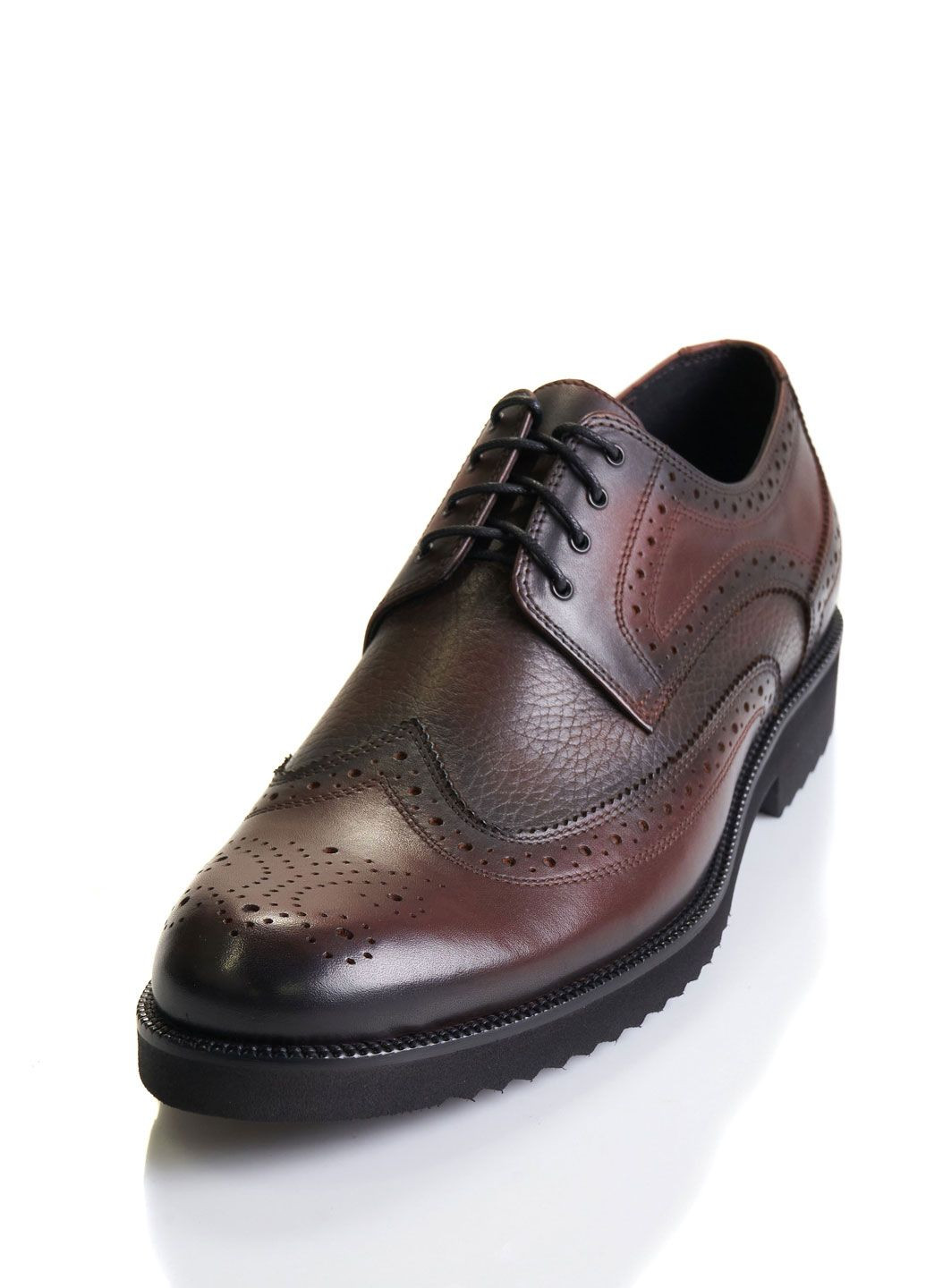 Коричневые классические туфли Marco Piero на шнурках