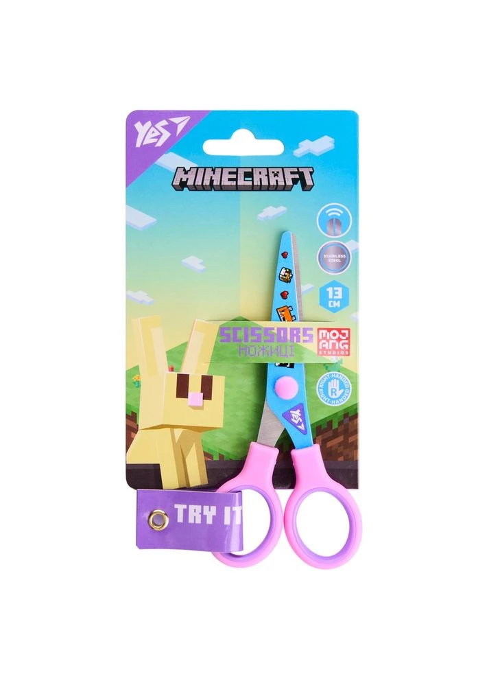 Ножницы "Minecraft.Spring" 13см, с принтом на лезвии Yes (337093389)