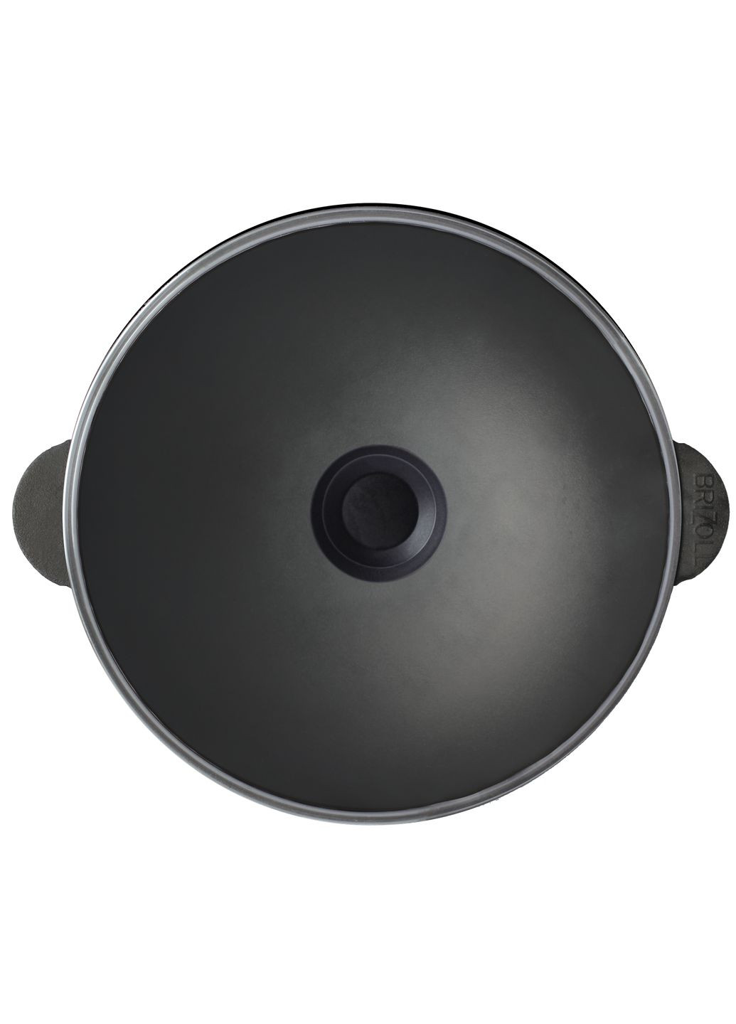 Чавунна сковорода WOK з кришкою 3,7 л Brizoll (322732433)