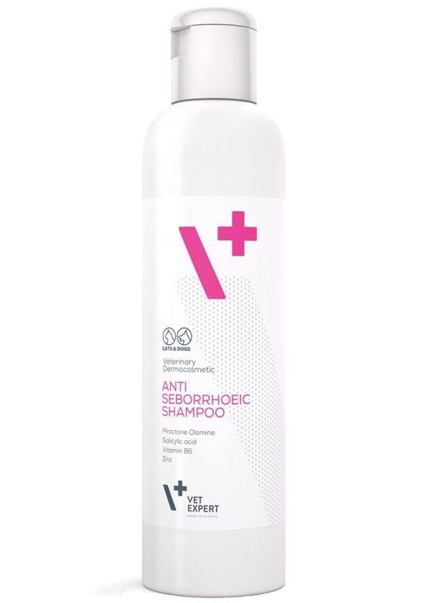 Протисеборейний шампунь Antiseborrhoeic Ветексперт шампунь для собак і котів 250 мл (5901891240542) VetExpert (354700935)