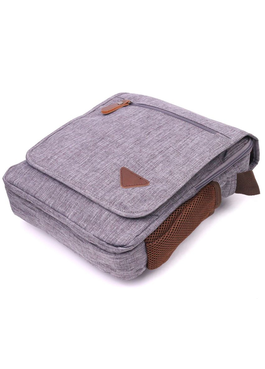 Сумка мужская через плечо из текстиля 21263 Серая Vintage (302009233)