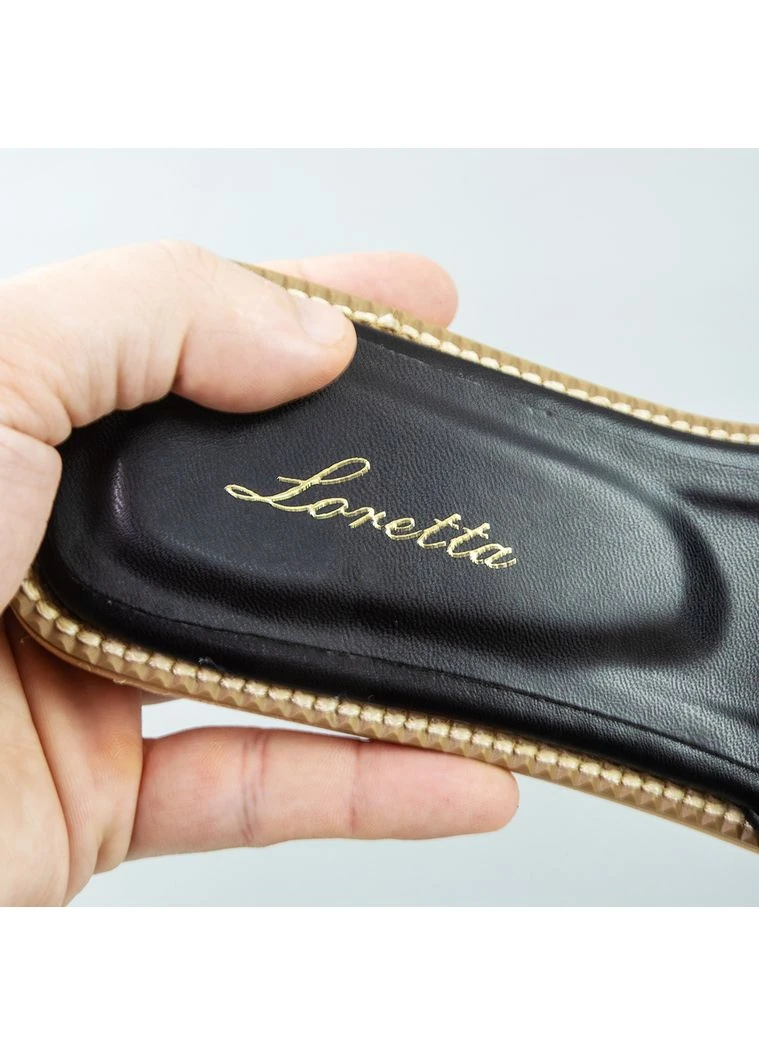 Черные шлепанцы женские эко кожа Loretta