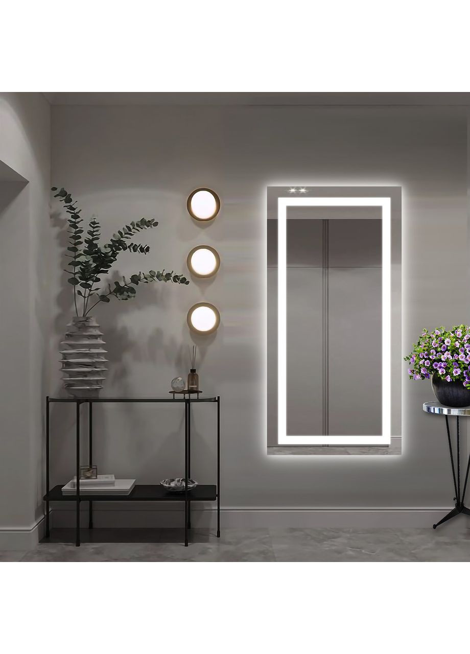 Дзеркало прямокутне в повний зріст з LED підсвічуванням MLH - 02 ( ) Seria A (372113761)