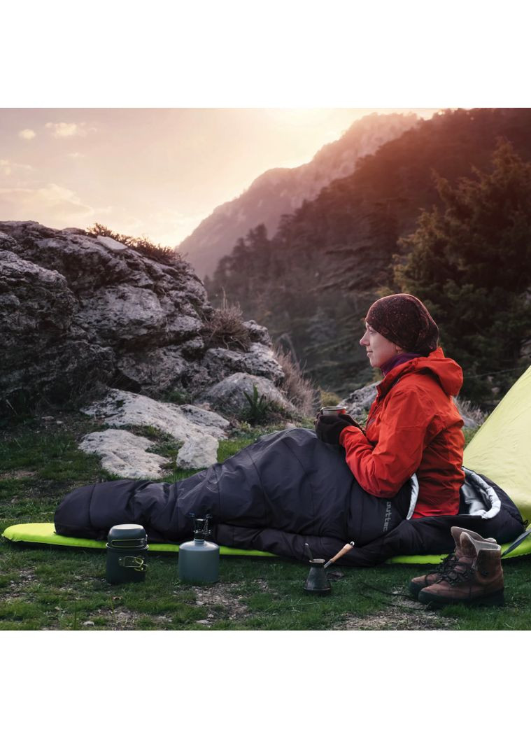 Спальный мешок кокон Mummy демисезон синий Outtec (361951618)