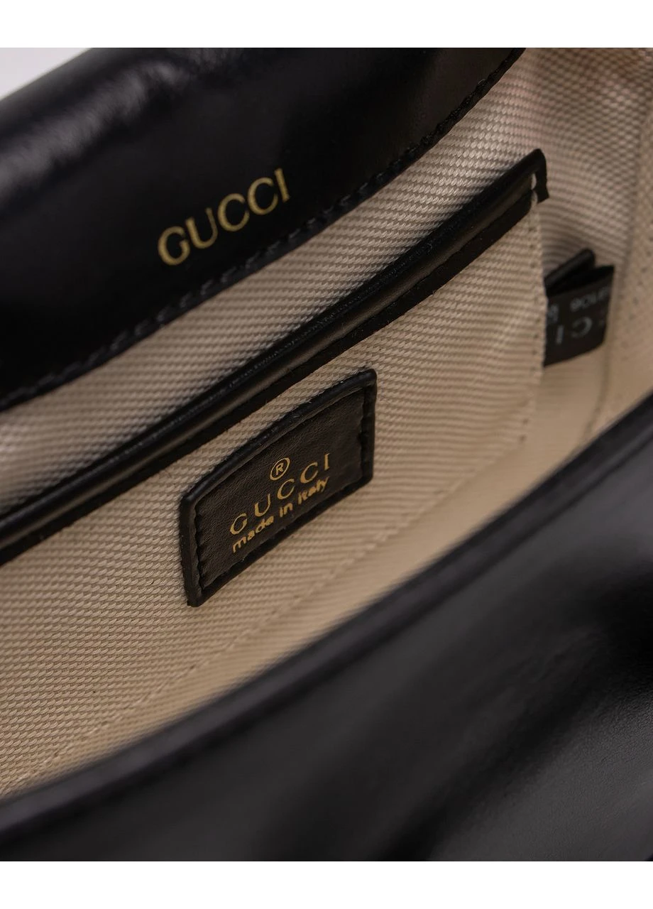 Сумка GUCCI Horsebit 1955 Mini Bag Black Soft Гучи No Brand (377508431)
