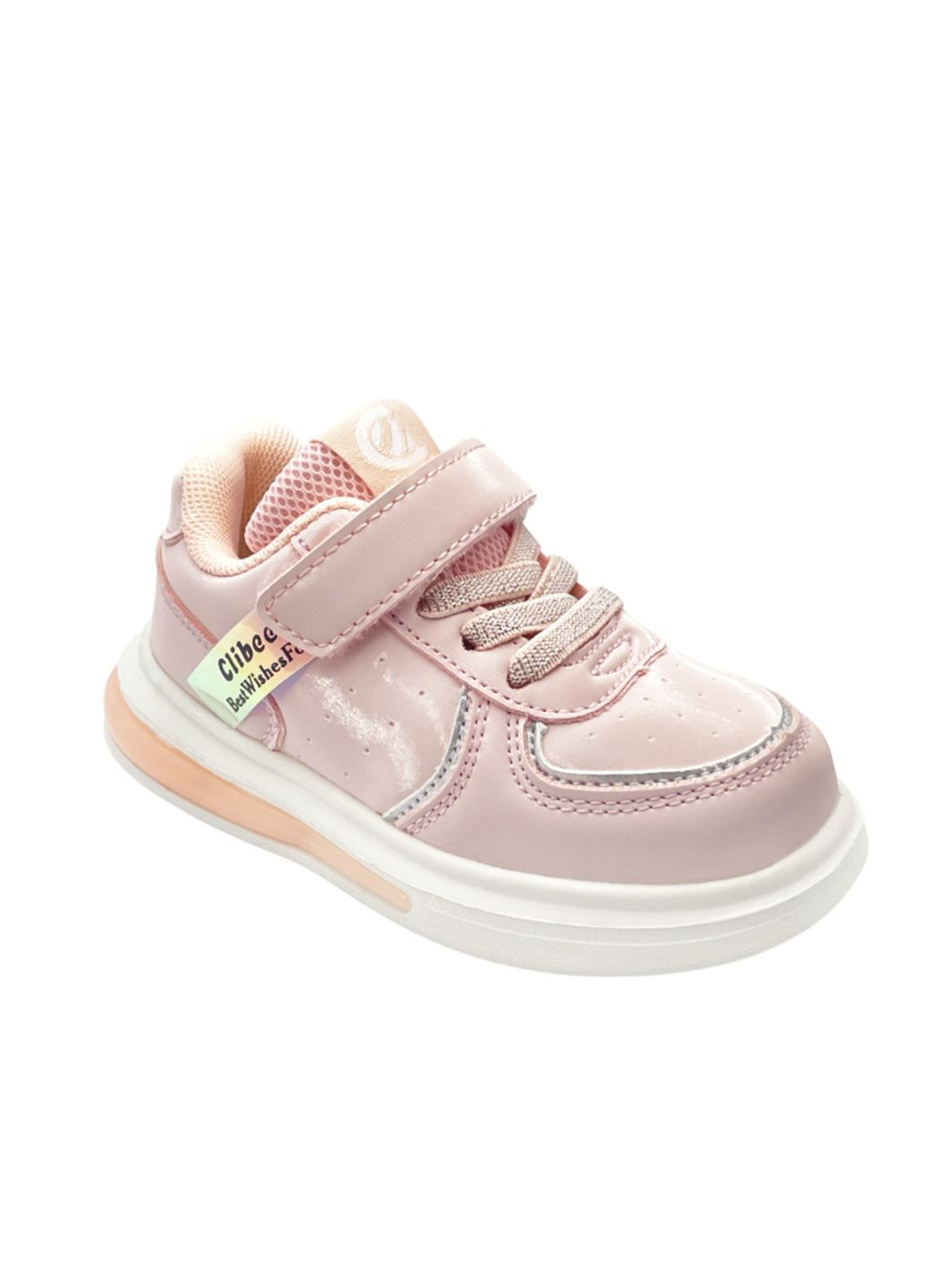 Розовые всесезонные кроссовки Clibee