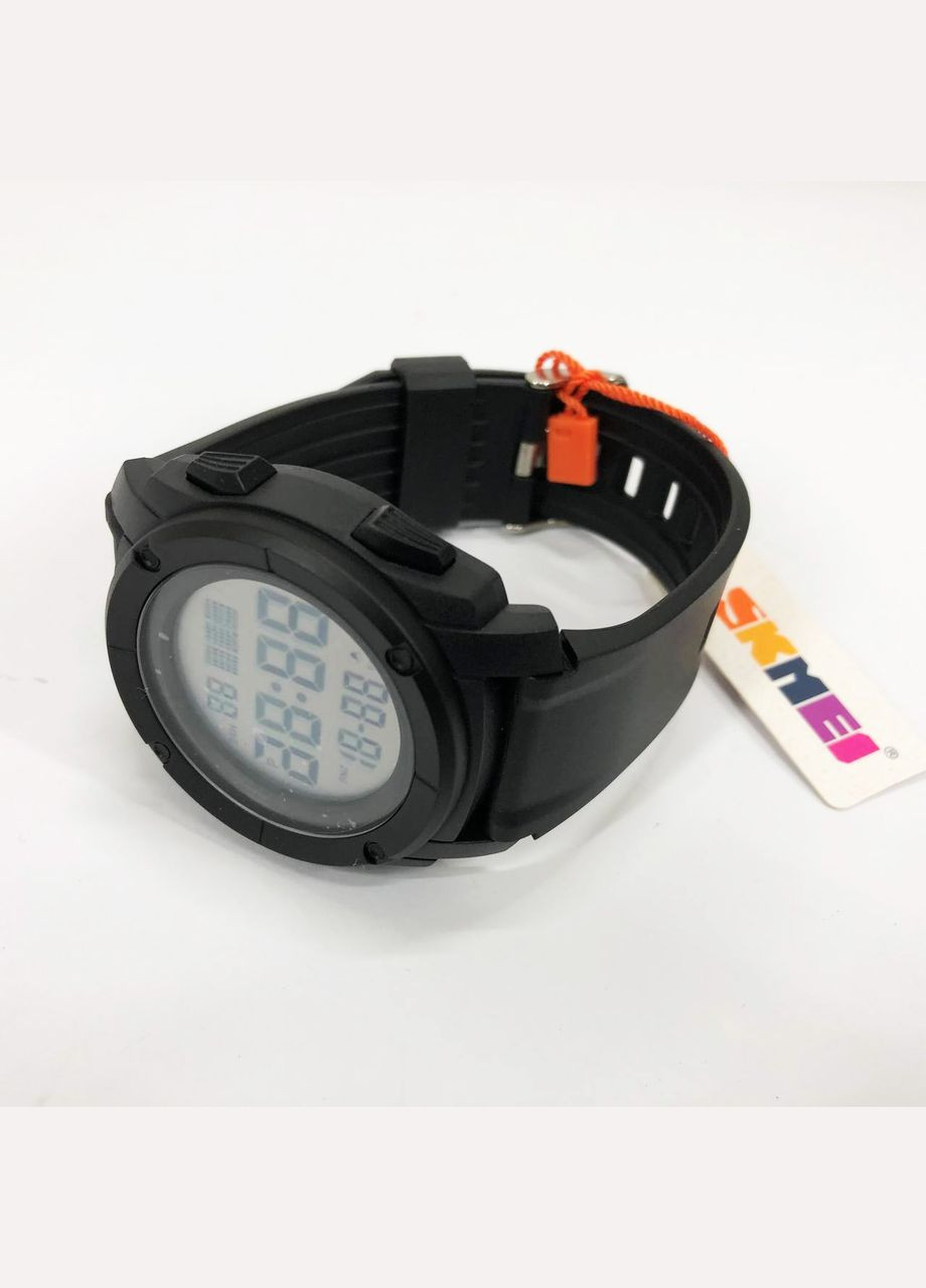 Годинник наручний чоловічий SKMEI 1853BKWT BLACK-WHITE, армійський годинник протиударний. Колір: чорний No Brand (359474447)